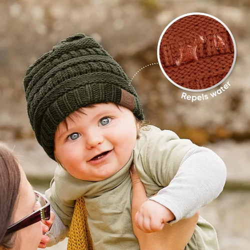 Miniatura 25 de KeaBabies 3-Pack Baby Beanies for Boys, Girls - Stretchy Knit Baby Hats, Cute Newborn