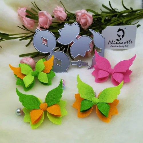 Troqueles de corte de ángel con arco de mariposa, troqueles de corte de metal DIY Scrapbooking Artist para álbumes de recortes, papel para