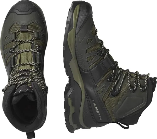 Miniatura 7 de Salomon Quest 4D GTX - Botas de mochilero para hombre, color olivaoscuro