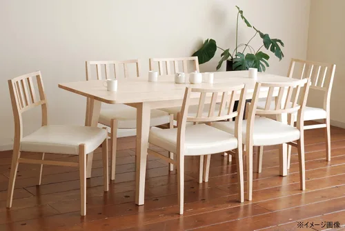 Miniatura 2 de Morita Interior Industries CBL-5160 281639 - Silla de comedor, color arce/blanco, 21.3 pulgadas de ancho x profundidad 21.7 x 31.5 pulgadas de alto