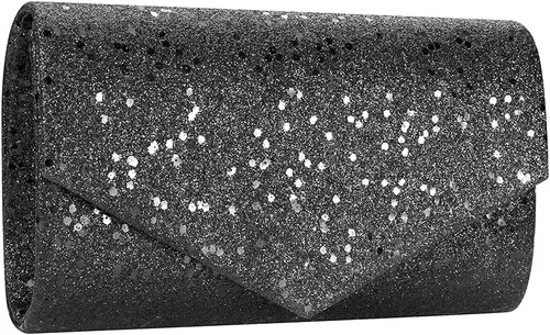 Miniatura 3 de CurvChic Bolso de noche para mujer, bolso de mano con diamantes de imitación, bolso de fiesta para novia y graduación