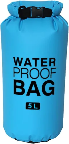 Miniatura 2 de Adoretex Bolsa seca portátil de rafting impermeable plegable bolsa de almacenamiento de natación 5L (7 "x16")
