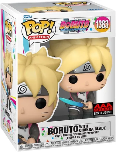 Miniatura 4 de Funko Pop! Animación: Boruto - Naruto Next Generations Boruto con Chakra Blade AAA Anime Exclusivo Incluido con un Protector de Ático de Byron