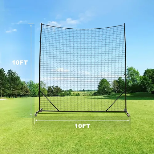 Miniatura 5 de Sistema de tope de bola - Red de respaldo de fútbol, resistente, alto impacto, barrera de práctica
