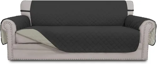 Miniatura 54 de Easy-Going - Funda para sofá, futón y sillón sin reposabrazos, reversible, resistente al agua, para mascotas y niños (azul oscuro/azul claro)