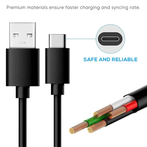 Miniatura 3 de Cable de carga USB tipo C para pared y cable de carga para Motorola G Power 2025 2024 2020 2021 2022, G Stylus 5G 2023 2024, Moto One 5G/One 5G UW