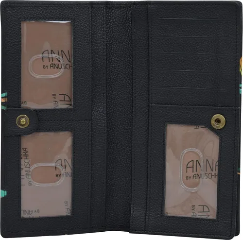 Miniatura 3 de Anna by Anuschka Women's Hand Painted Leather Two-fold Clutch Wallet
