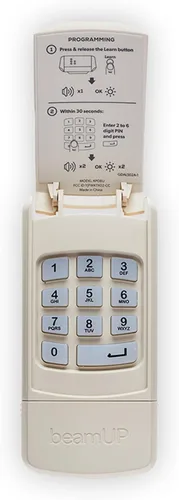Miniatura 8 de beamUP Transmisor remoto universal para puerta de garaje, control remoto de puerta de garaje de 4 botones para operar 4 puertas de garaje separadas