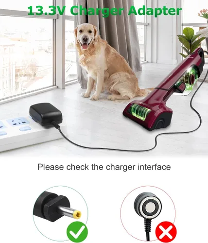 Miniatura 3 de Cargador de repuesto para aspiradora inalámbrica Shark CH950 CH950C CH951 CH951C CH955 UltraCyclone Pet Pro Plus aspiradora inalámbrica, cargador