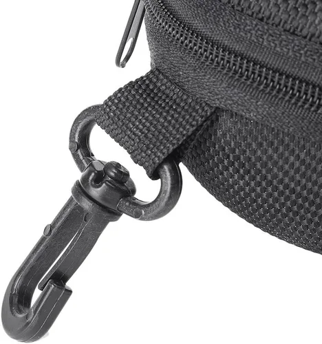 Miniatura 8 de Estuche negro para lentes de sol, para hombres y mujeres, estuche de almacenamiento para gafas de seguridad con clip, estuche duro para lentes