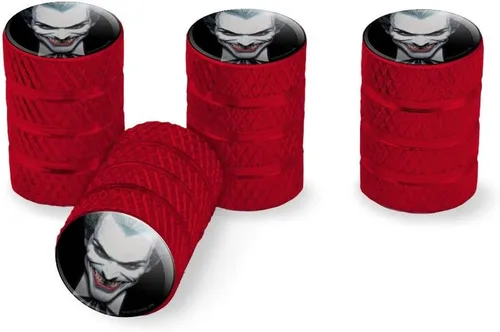 Miniatura 9 de GRAPHICS & MORE Batman Alex Ross Joker Head - Tapones de válvula de aluminio