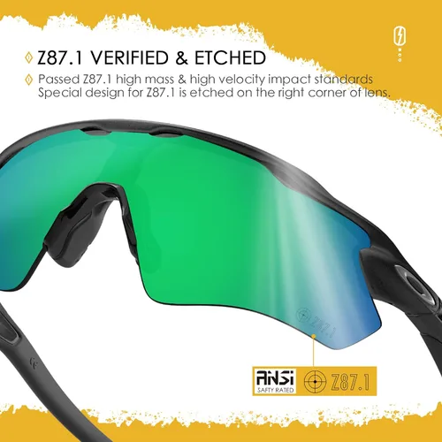 Miniatura 36 de Lentes de repuesto ANSI Z87.1 para gafas de sol Oakley M2 Frame OO9212
