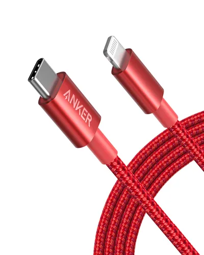 Miniatura 11 de Anker Cable Nuevo de Nylon USB C a Lightning, Certificado Apple MFi para iPhone 14 Series y Más (6 pies, negro)