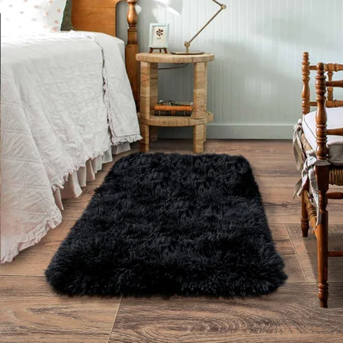 Miniatura 105 de Alfombras de Pasillo para Dormitorio 2x6 pies Alfombras de Pasillo para Pasillos Antideslizantes Suaves de Pelo Largo Alfombra de Cabecera, Alfombra