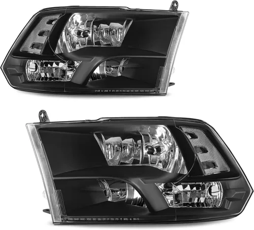 Miniatura 10 de AUTOSAVER88: Montaje de faros delanteros compatible con Dodge Ram 1500 2009-2018/Dodge Ram 2500 3500 2010-2018/Ram 1500 Classic 2019-2022