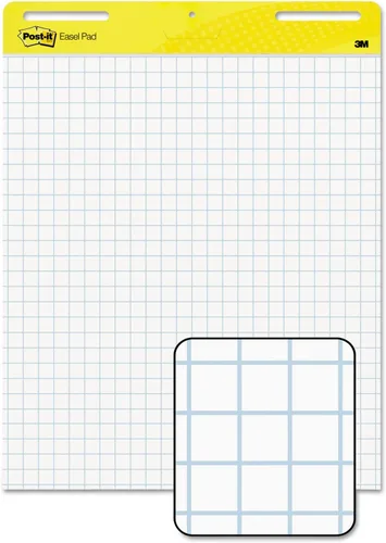 Miniatura 2 de 3M Post-it 560 - Almohadilla de caballete, autoadhesiva, rejilla tenue, 30 hojas, 25 pulgadas x 30 pulgadas, 2/CT, WE