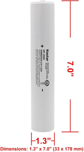 Miniatura 2 de Kastar Batería de repuesto Ni-MH 6.0V 3.5AH para Maglite 40070131 40070149 40070249 405462100, Maglite 108-000-817 108-817 108-000-439 108-817 439