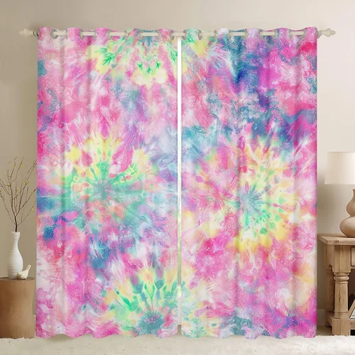 Miniatura 11 de Cortinas de ventana con bandera estadounidense, cortinas de fútbol para niños, 42 pulgadas de ancho x 84 pulgadas de largo, tratamientos de ventana