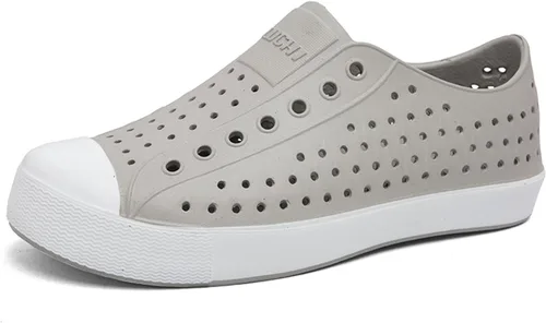 Miniatura 9 de FLIOZY Zuecos de jardín impermeables para hombres y mujeres, zapatos ligeros y transpirables de EVA sin cordones, cómodos y antideslizantes, calzado