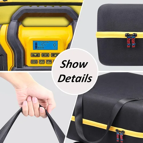 Miniatura 3 de Khanka Estuche rígido de transporte para reemplazo de DEWALT DXAEPS14 1600 pico de amperios 12V arrancador de batería automotriz/estación