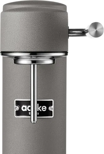 Miniatura 5 de Aarke Carbonator III, Máquina de agua con gas y carbonatación, acero inoxidable con botella reutilizable PET sin BPA, volumen 1L/34 fl oz (gris mate)
