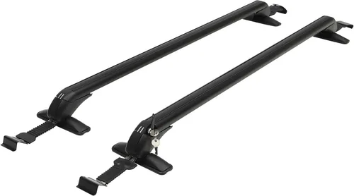 Miniatura 6 de Barras transversales universales para portaequipajes de 41.34 pulgadas de aluminio con 2 cerraduras de seguridad ocultas, no requiere perforación