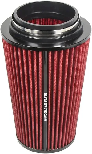Miniatura 14 de KYOSTAR Filtro de aire universal de alto flujo de 3" (76 mm), entrada de aire frío de cono reutilizable, alto rendimiento, lavable, kit de aire seco