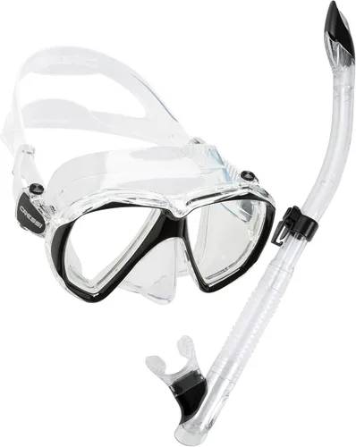 Miniatura 10 de Cressi Adult Snorkeling Kit: Mask + Snorkel, Dual Lens Mask Made of Soft Silicone: Perfect Seal Ranger & Tao