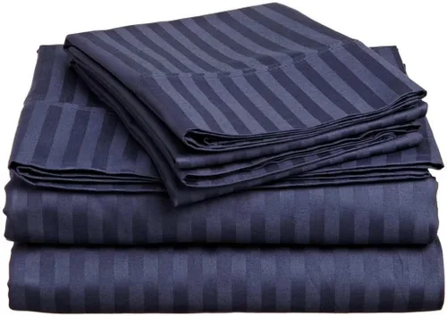 Miniatura 5 de Lujosa sábana encimera y 2 fundas de almohada, algodón puro extrasuave, 800 hilos, transpirable, fácil de lavar, juego de 3 piezas, tamaño King