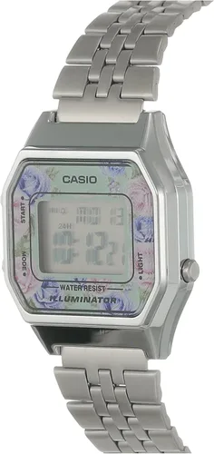 Miniatura 2 de Casio LA680WA-2C - Reloj digital con esfera floral vintage para mujer Azul Patchwork Cronógrafo digital
