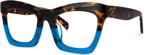 VOOGLAM Elegantes gafas rectangulares con bloqueo de luz azul para mujer, antifatiga ocular, ojos secos, gafas Sienna