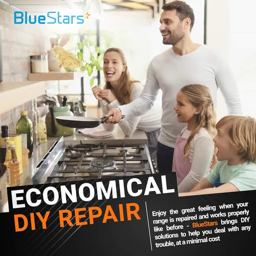 Miniatura 6 de BlueStars 2 paquetes de 3051162 y 3051163 para cajones delanteros y traseros, compatible con rangos Electrolux y Frigidaire, reemplaza a AP2121517
