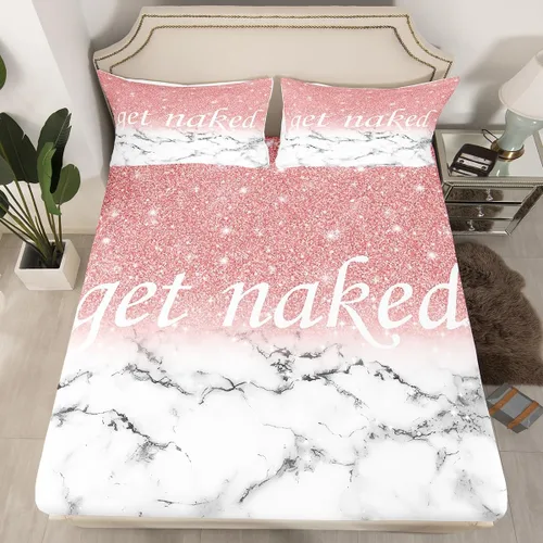 Miniatura 10 de Feelyou Leopard Print Lips Fitted Sheet Twin Size for Kids Boys Girls Cheetah Print Bed Sheets Set 16" Deep Pocket Soft Breathable Microfiber