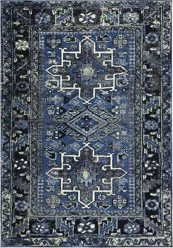 Miniatura 36 de SAFAVIEH Vintage Hamadan Collection Alfombra - 5'3" x 7'6", Rojo & Multi, Diseño tradicional persa, que no desprende pelusa y fácil de limpiar