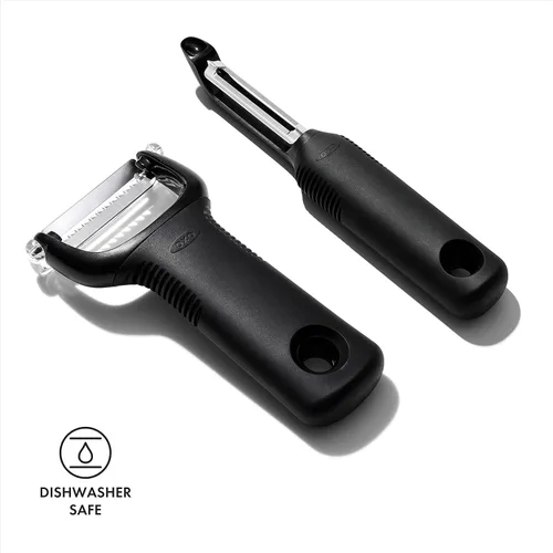 Miniatura 5 de OXO Juego de pelador Good Grips de 2 piezas, giratorio y juliana