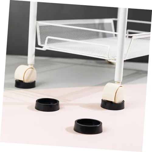 Miniatura 9 de DOITOOL 2 sets protectores de patas de silla accesorios muebles ruedas tazas para suelos duros ruedas de goma 2 unids*2