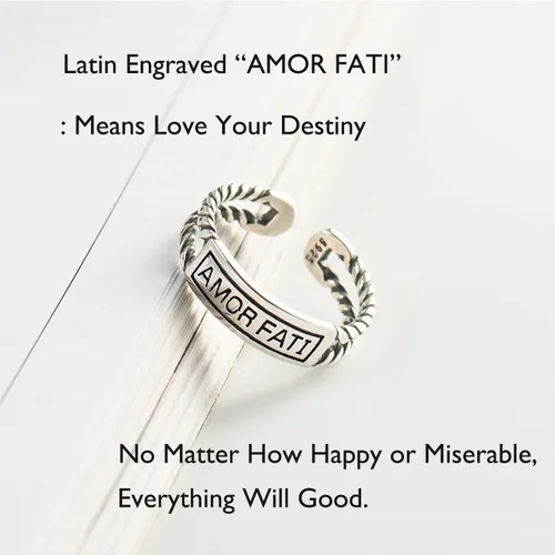 Miniatura 42 de CANDYFANCY Anillo de nudo celta de plata de ley 925 abierto para el dedo medio nudillo para mujer, tamaño ajustable 4-7
