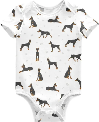 Miniatura 32 de vvfelixl Trajes de bebé lindos conjuntos de cachorros de manga corta de algodón ropa de bebé para niños niñas 0-24 meses