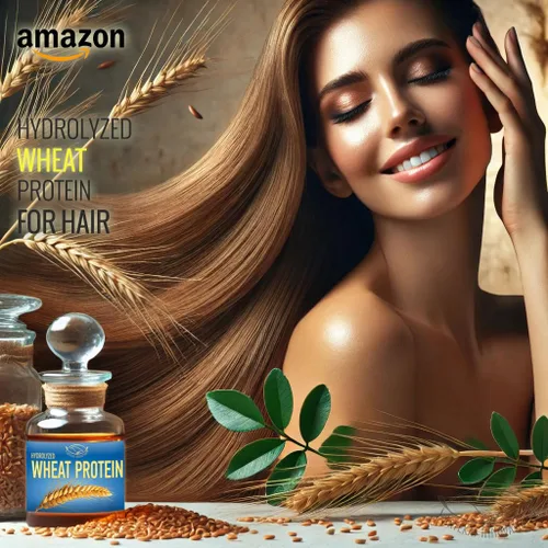 Miniatura 6 de PROTEÍNA DE TRIGO HIDROLIZADA - Líquido - para cabello casero, piel, gel de baño, champús, acondicionadores - 1.76 Oz Para el cabello