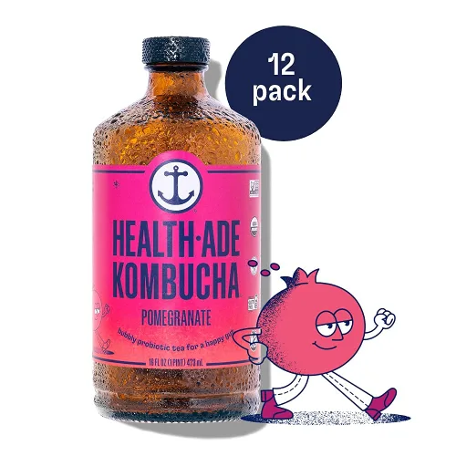 Miniatura 7 de Health-Ade Kombucha Tea - Bebida orgánica, té fermentado con probióticos vivos, ácidos desintoxicantes, apoya la salud intestinal, sin OMG, vegano