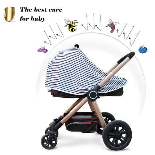 Miniatura 2 de Funda de lactancia para bebé y poncho de lactancia, cubierta multiusos para toldo de asiento de automóvil, cubierta de carrito de compras, cubierta