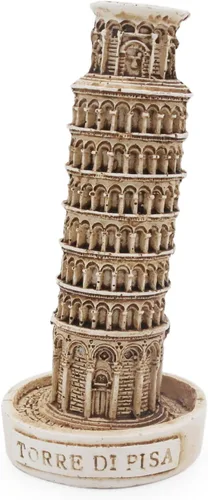Adorno de la Torre Inclinada de Pisa para Acuario de Peces, Decoración para Reptiles, Tortugas, Lagartos, Arañas, Acuarios, Terrarios, Construcción