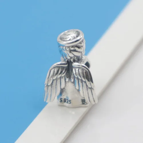 Miniatura 4 de Dijes de plata de ley 925 para pulseras y collares letras familiares colgantes colgantes colgantes de avión cuentas de viaje para árbol familiar
