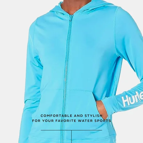 Miniatura 4 de Hurley Sudadera con capucha y cremallera para mujer