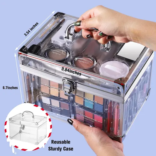 Miniatura 6 de Kit de Maquillaje para Mujeres Kit Completo - Paleta de Sombras de Ojos, Pintalabios, Brillo de Labios, Rubores, Contorno, Iluminadores, Lápiz