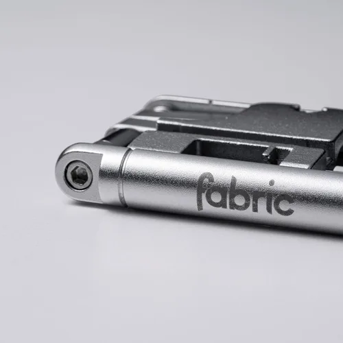 Miniatura 5 de Fabric 16 en 1 - Multiherramienta plegable para ciclismo: 16 en 1 - Llave hexagonal, calibre de radio, par de torsión, divisor de cadena - Plateado