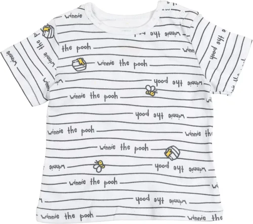 Miniatura 5 de Disney Tigger Winnie the Pooh - Overol corto de rizo francés para bebé, camiseta y sombrero, conjunto de 3 piezas para recién nacidos a bebés