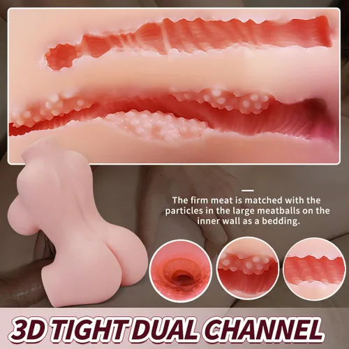 Miniatura 3 de Muñeca sexual, torso, masturbador masculino, coño de bolsillo, culo y pechos, muñeca de amor, juguete sexual masculino para pecho, vagina, anal