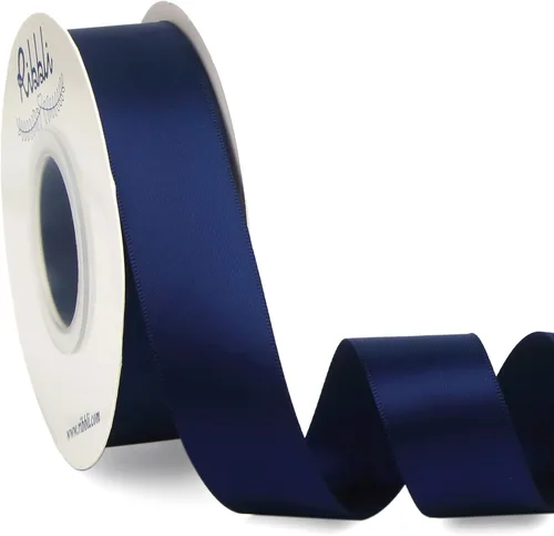 Miniatura 66 de Ribbli - Cinta de satén de doble cara dorada, 1 pulgada x 25 yardas, uso para ramo de lazos, envoltura de regalos, decoración de boda Dorado