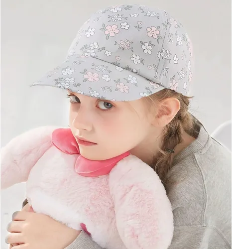 Miniatura 83 de Peecabe Gorra de béisbol para niños pequeños, unisex, de algodón, ajustable, para bebés, niños, gorra de béisbol para niñas de 1 a 5 años